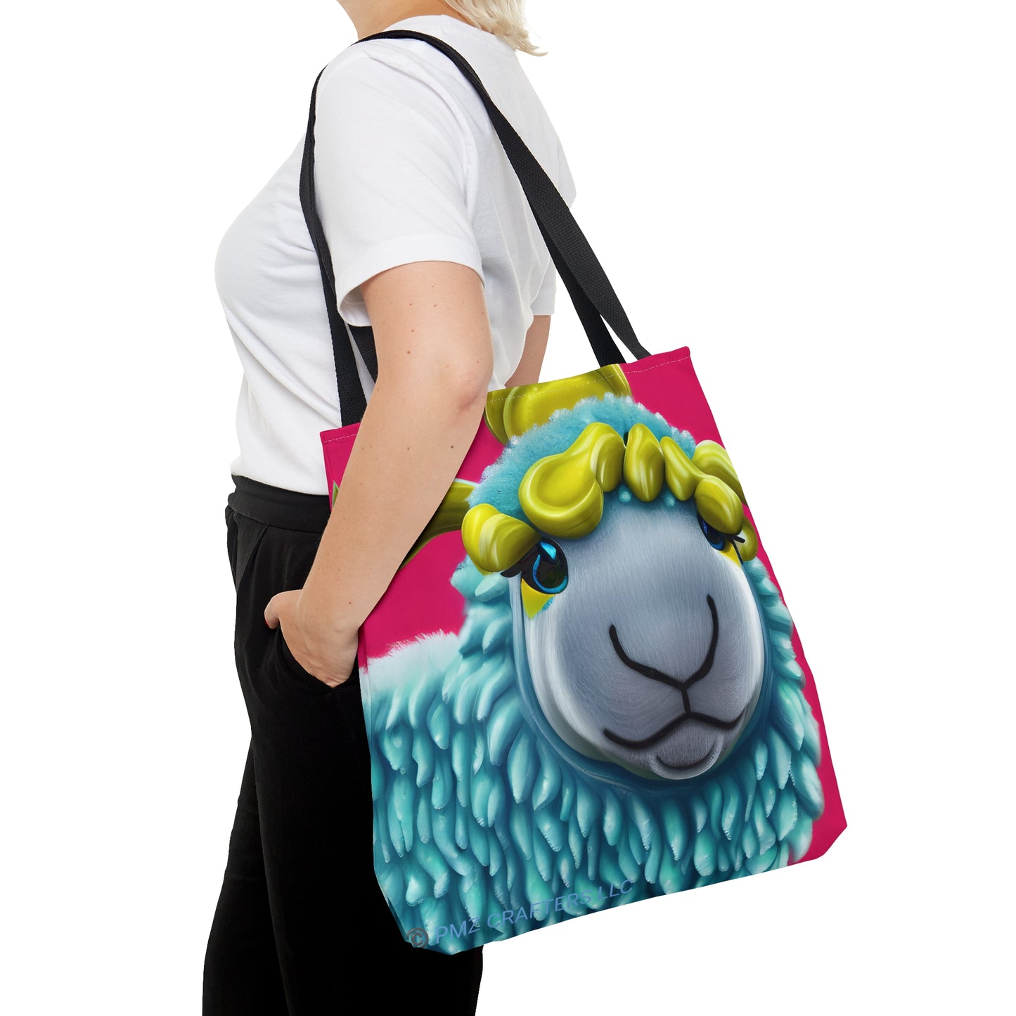 Tote Bag (AOP) - The Blue Sheep 0001