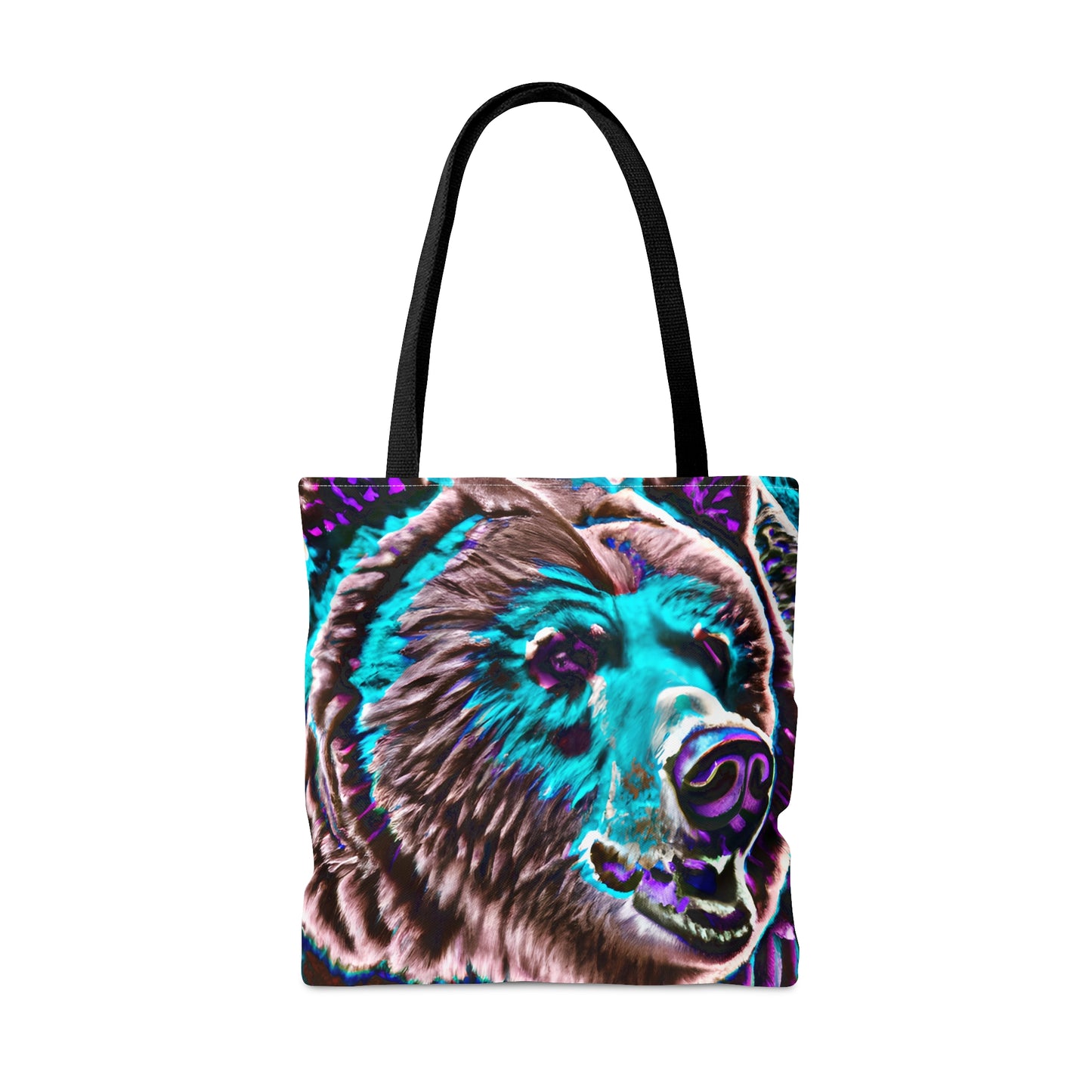 Tote Bag (AOP) - Grizzle Bear 0001