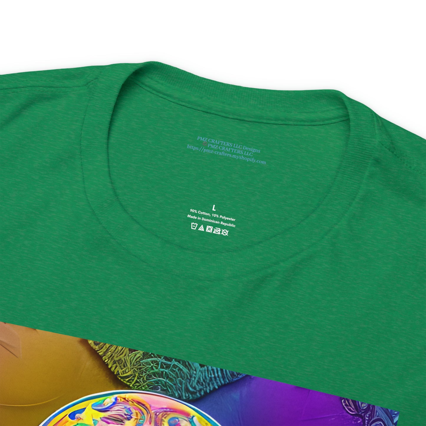 Unisex Heavy Cotton Tee - Sugar Skull 0002