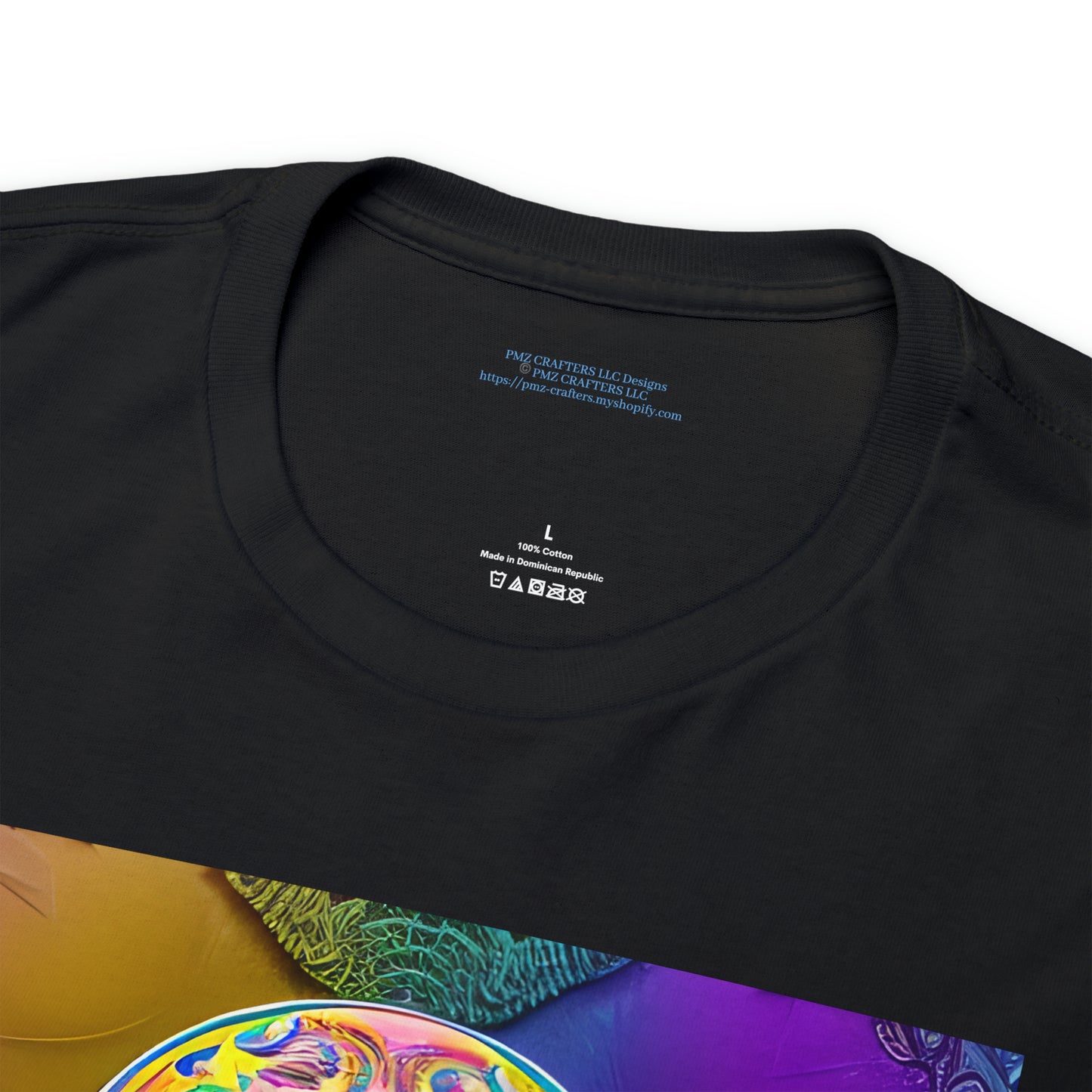 Unisex Heavy Cotton Tee - Sugar Skull 0002