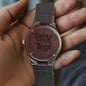 Engraved Wooden Watch - Dad Fixer of Things 0001