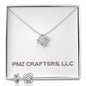 Love Knot set with beautiful Necklace and Earrings
