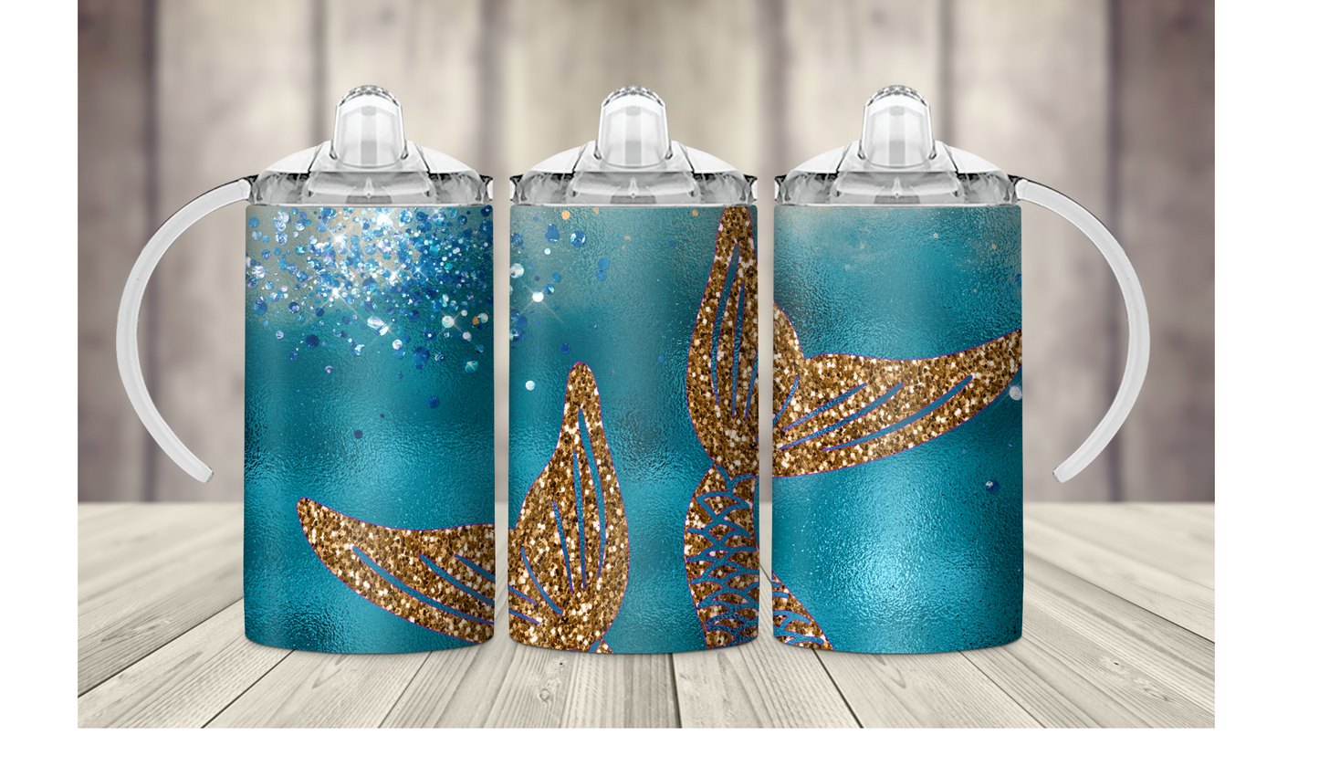 Kids Custom 12 oz Tumbler - Mermaid 0001 - Multiple Designs