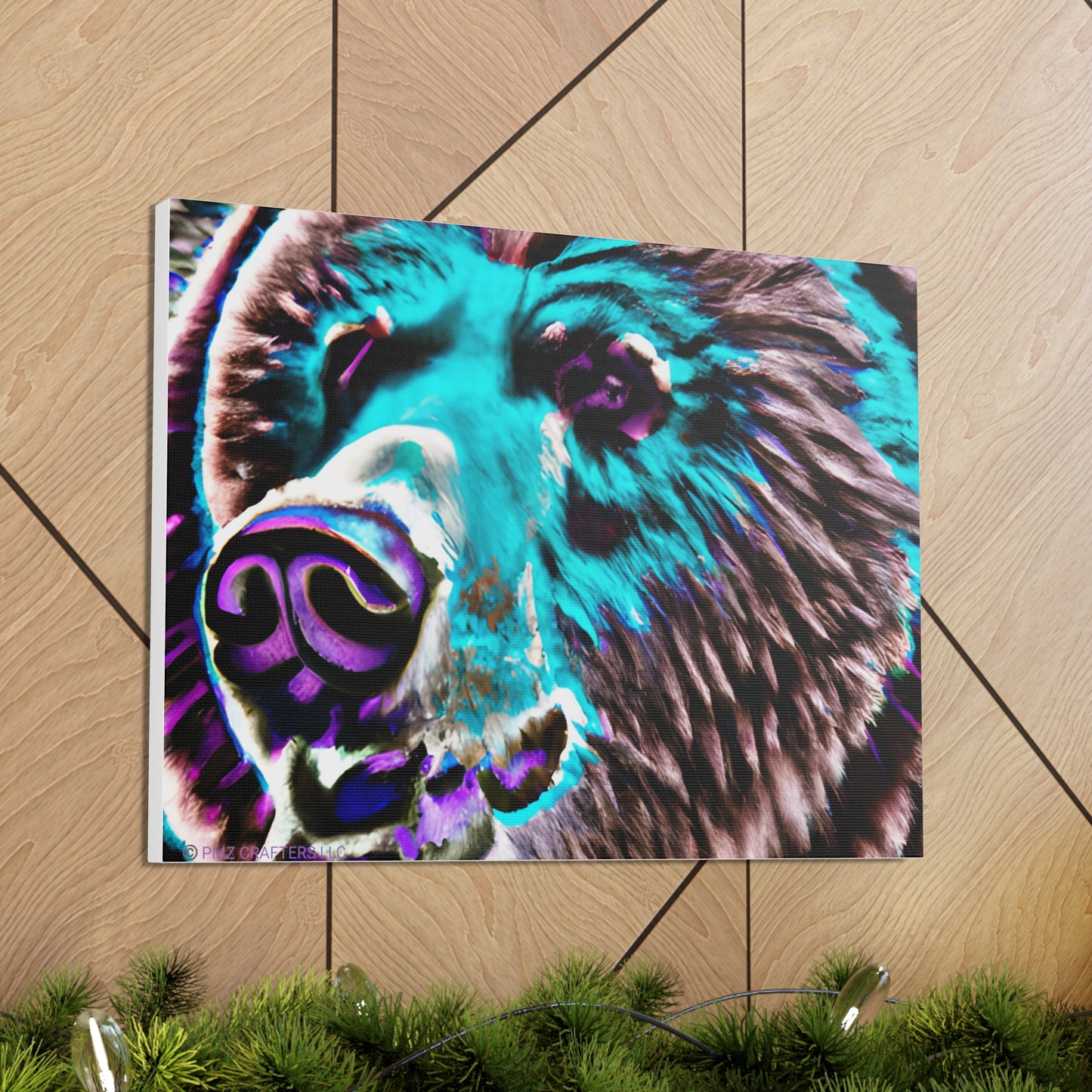 Canvas Gallery Wraps - Grizzle Bear 0001