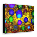 Canvas Gallery Wraps - 3D Vibrant Circles 0001