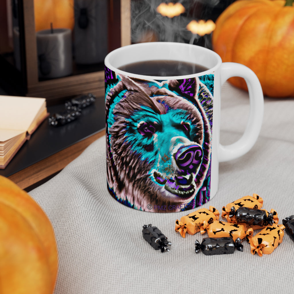 Ceramic Mug 11oz - Mug Grizzle Bear 0001