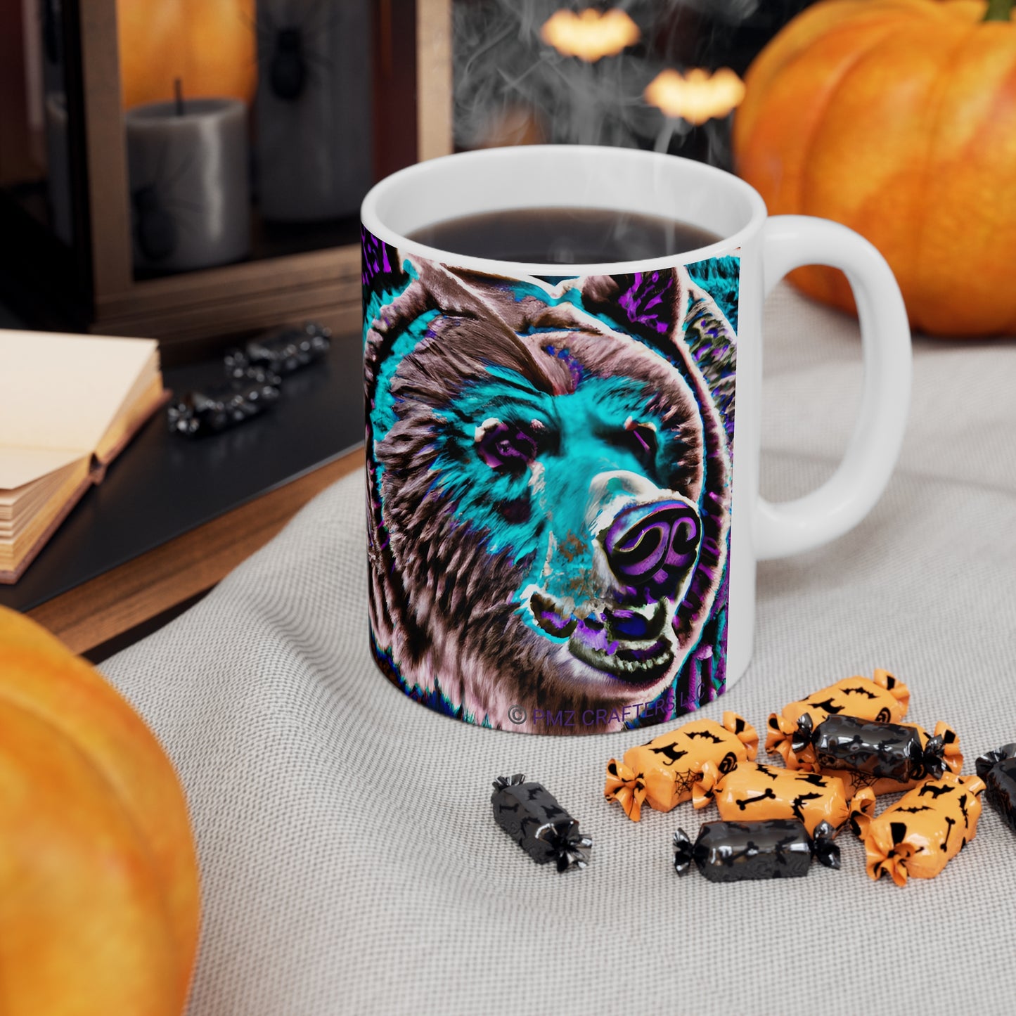 Ceramic Mug 11oz - Mug Grizzle Bear 0001