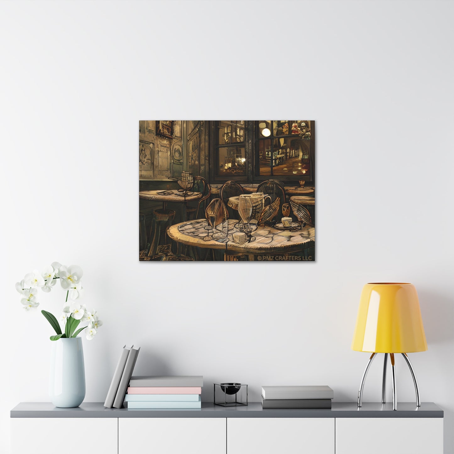 Canvas Gallery Wraps - Cafe Table Brown 0002