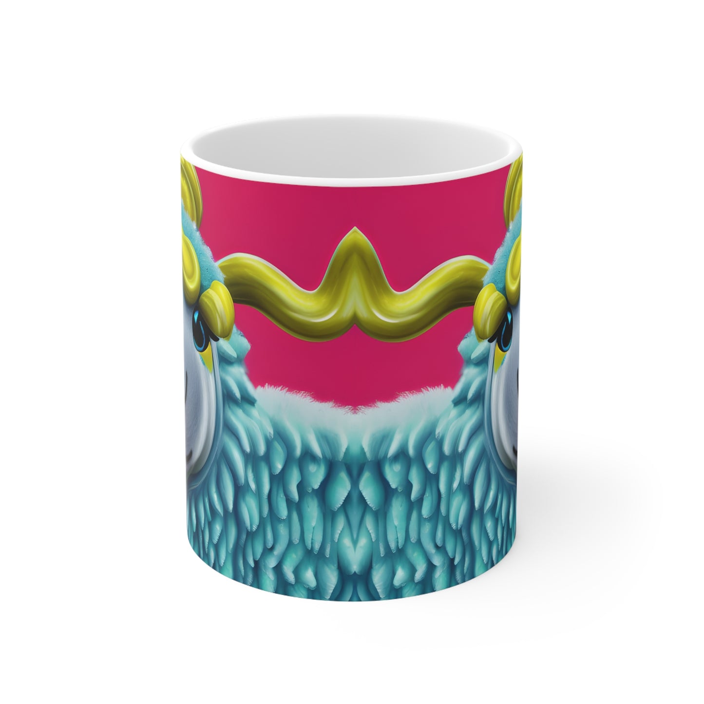 Ceramic Mug 11oz - Blue Sheep 0001