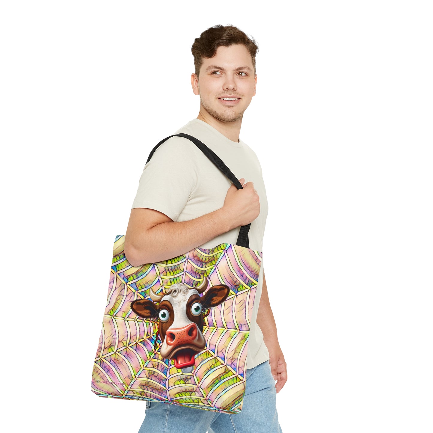Tote Bag (AOP) - Spider Cow 0001
