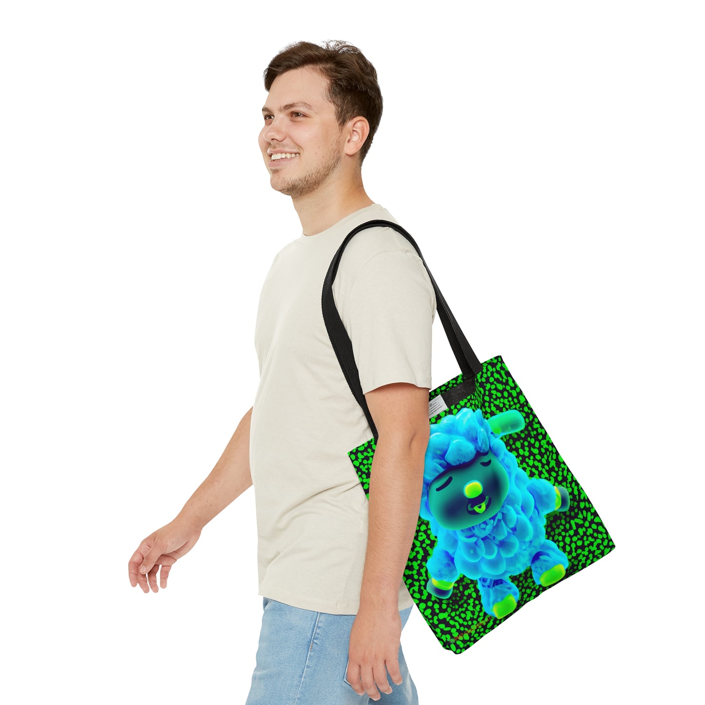 Tote Bag (AOP) - Deep Blue Sheep 0001