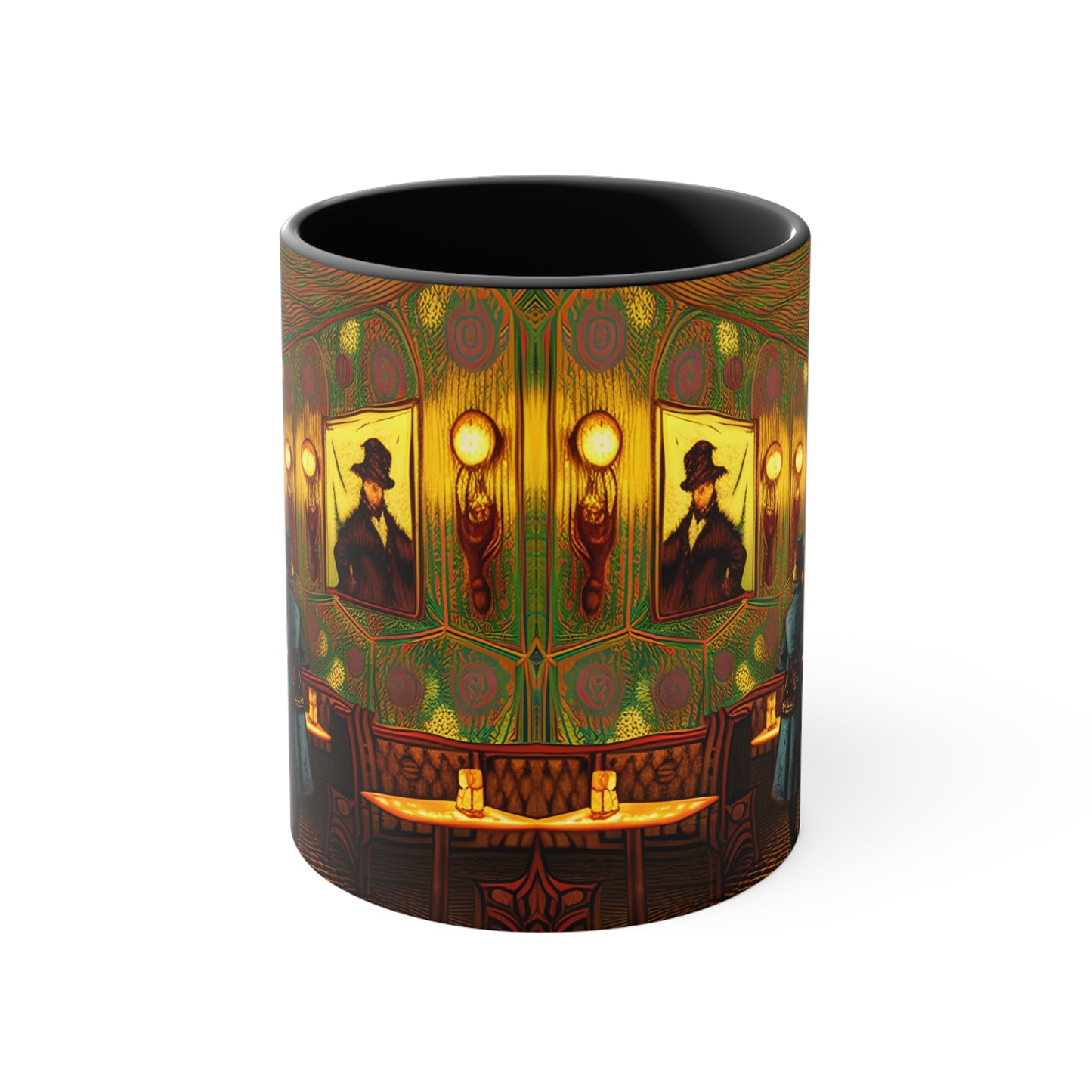 Accent Coffee Mug, 11oz -  Cafe Table Shadow 0001