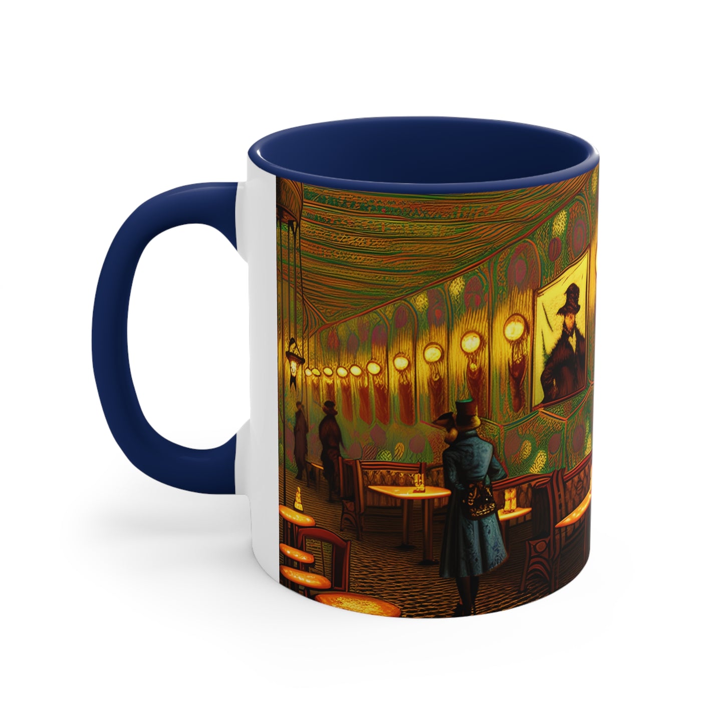 Accent Coffee Mug, 11oz -  Cafe Table Shadow 0001