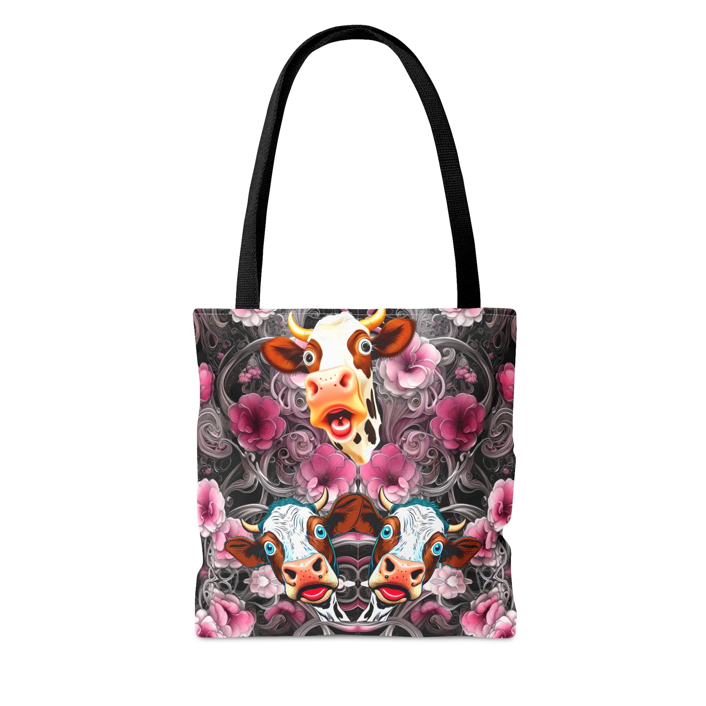 Tote Bag (AOP) - Flower Cow 0001