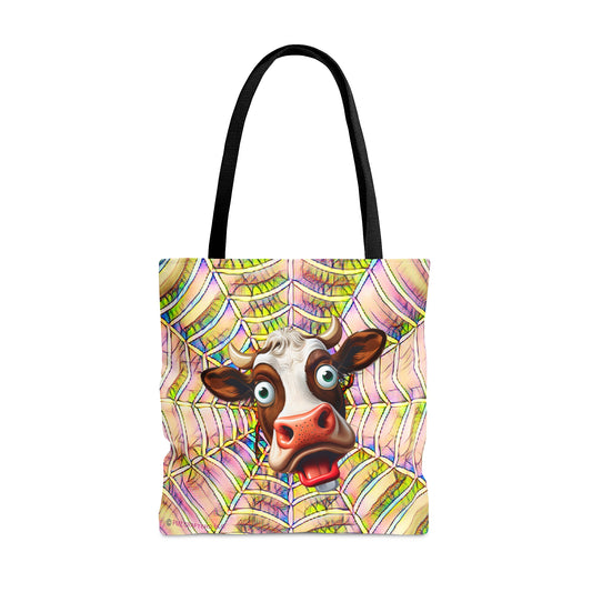 Tote Bag (AOP) - Spider Cow 0001