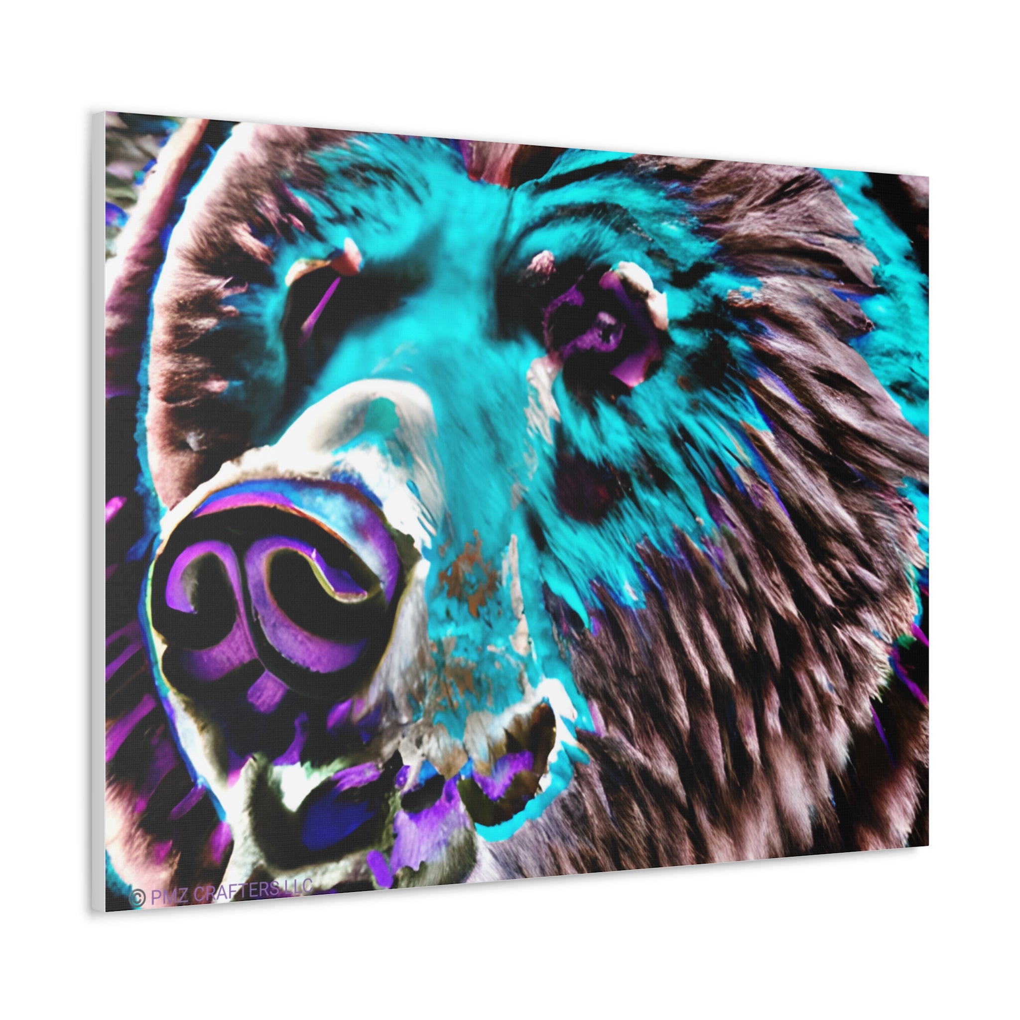 Canvas Gallery Wraps - Grizzle Bear 0001