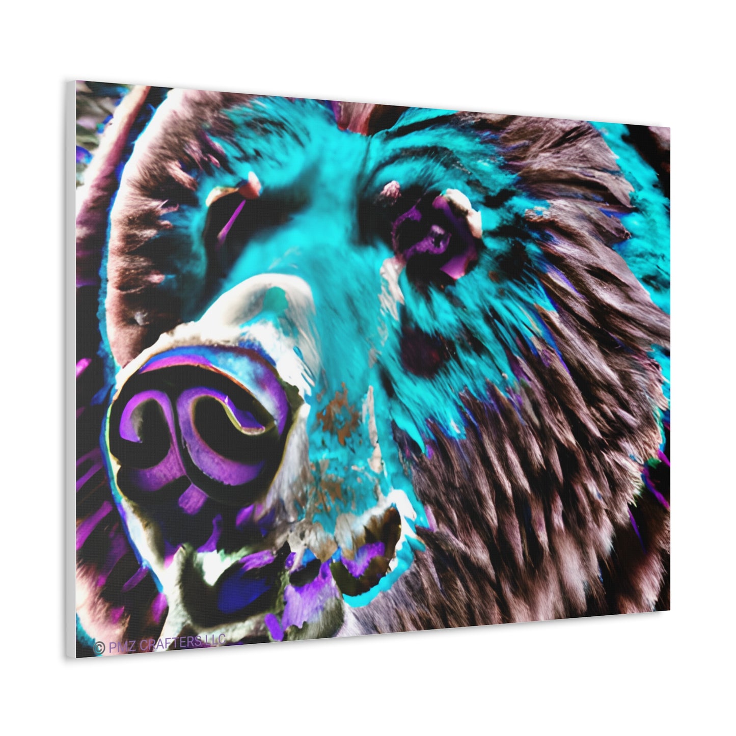 Canvas Gallery Wraps - Grizzle Bear 0001