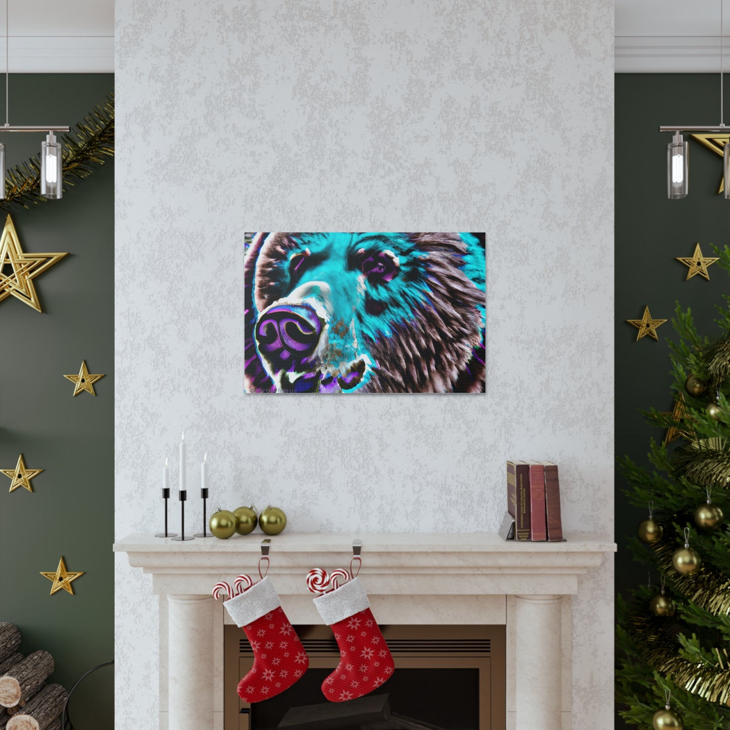 Canvas Gallery Wraps - Grizzle Bear 0001