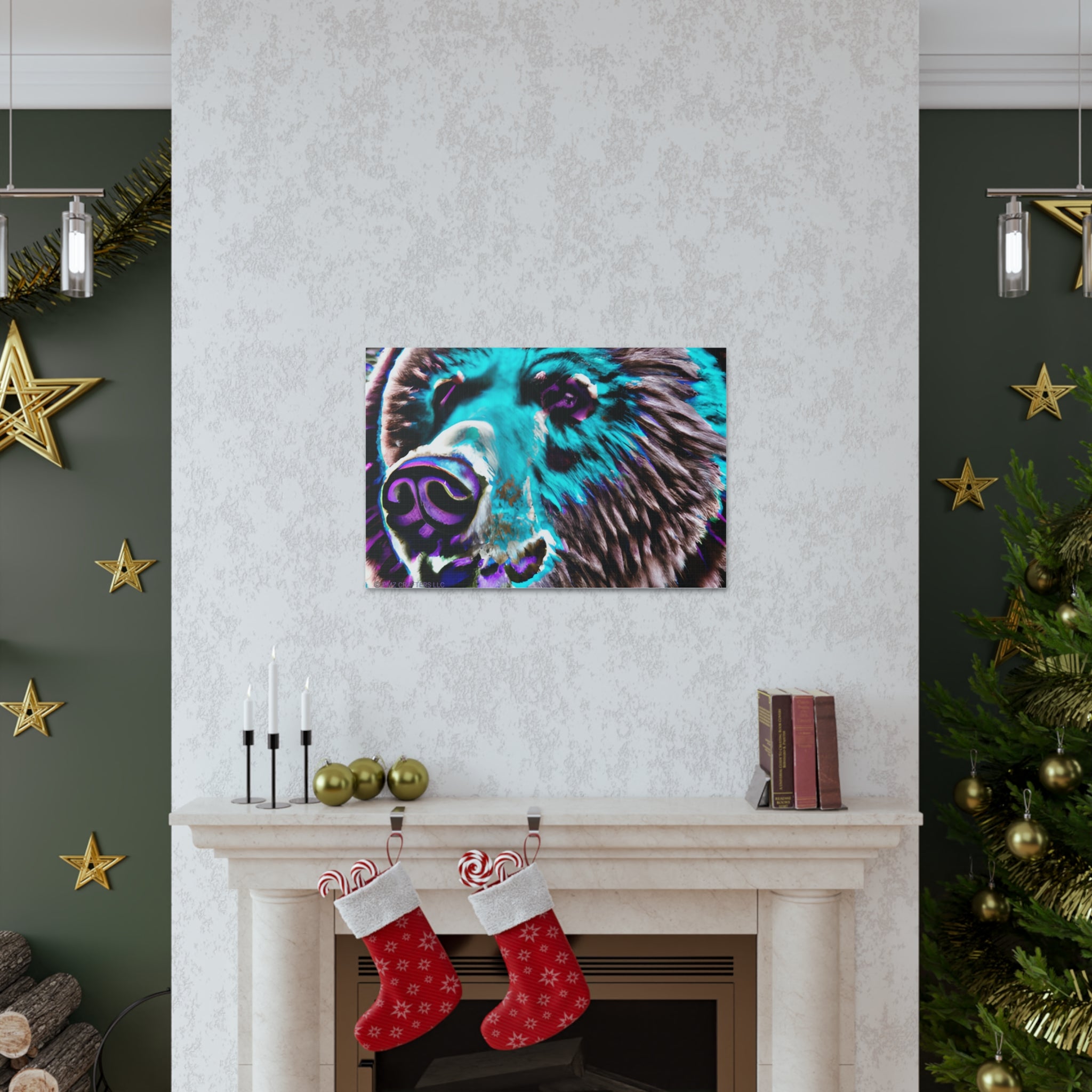 Canvas Gallery Wraps - Grizzle Bear 0001