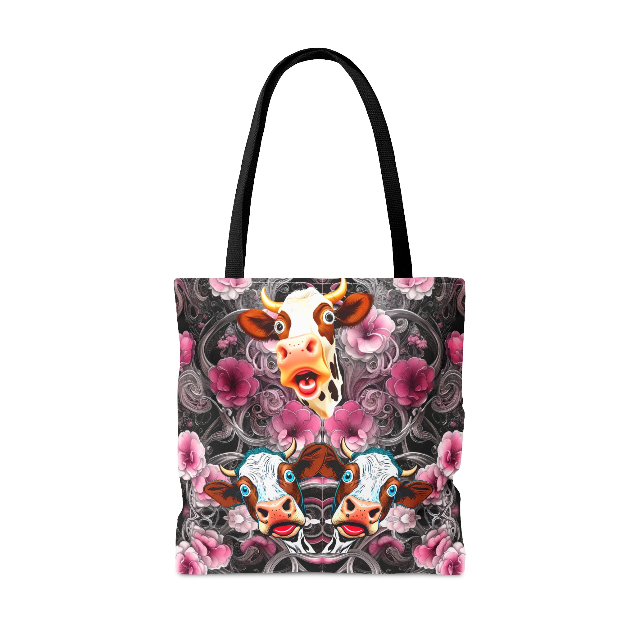 Tote Bag (AOP) - Flower Cow 0001