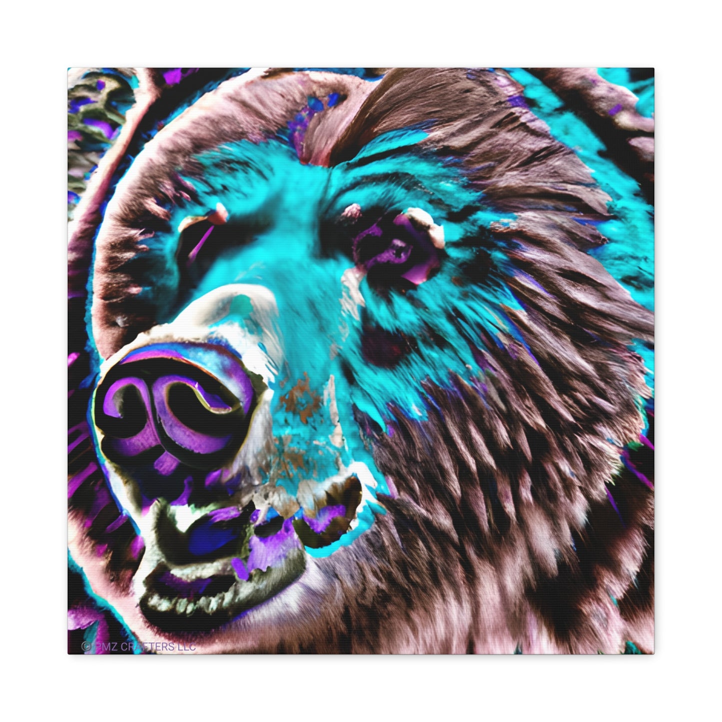 Canvas Gallery Wraps - Grizzle Bear 0001