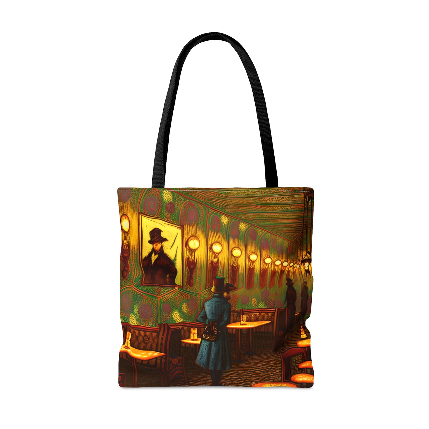 Tote Bag (AOP) - Cafe Table Shadows 0001