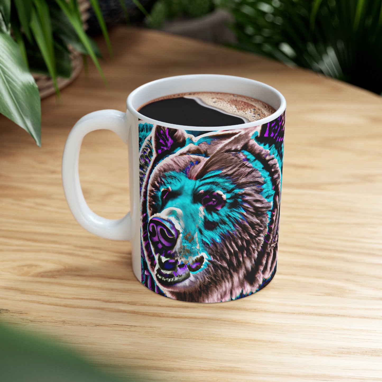Ceramic Mug 11oz - Mug Grizzle Bear 0001