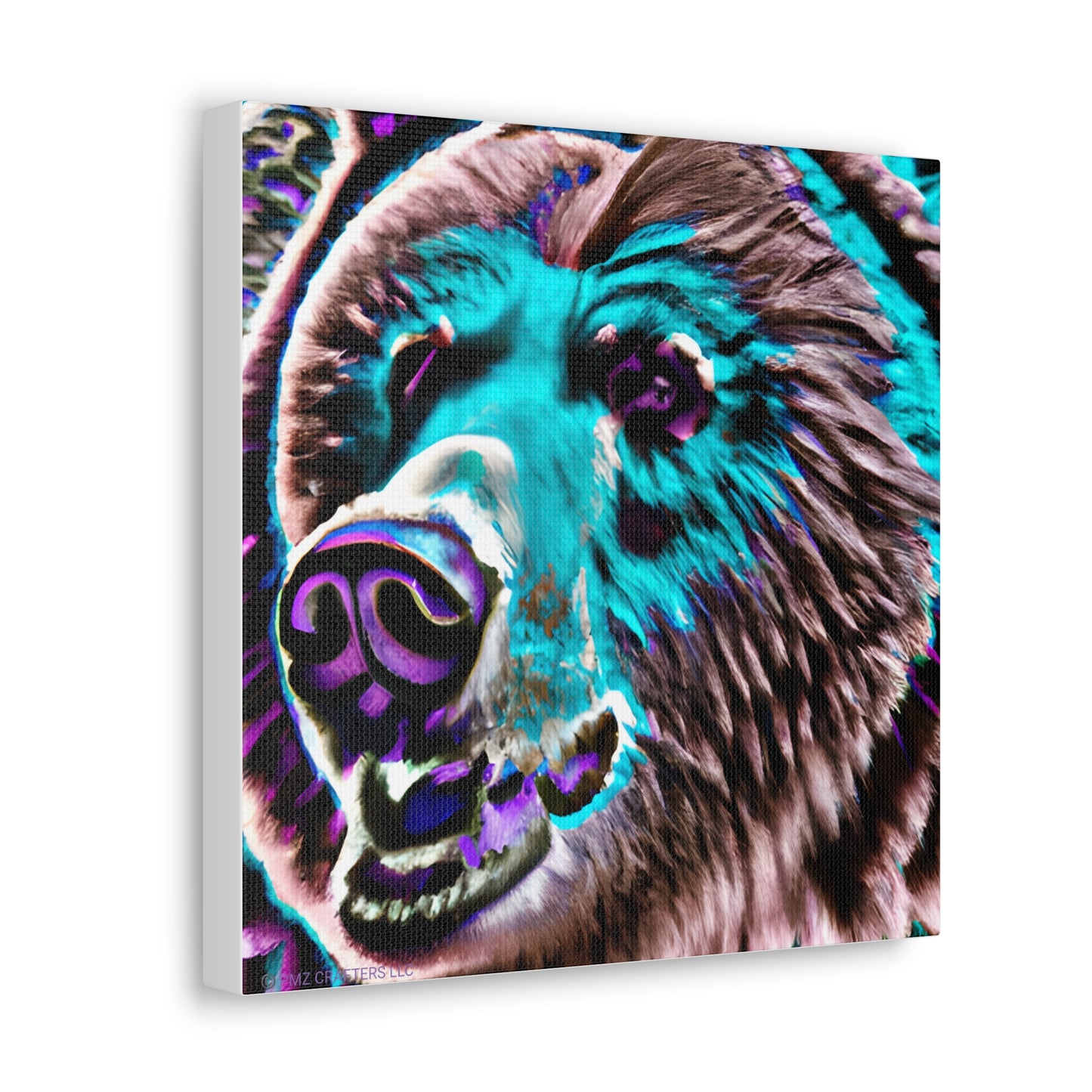 Canvas Gallery Wraps - Grizzle Bear 0001