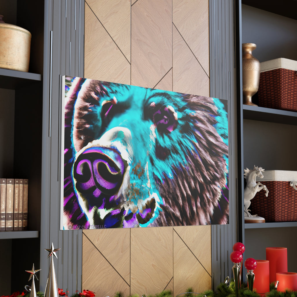 Canvas Gallery Wraps - Grizzle Bear 0001
