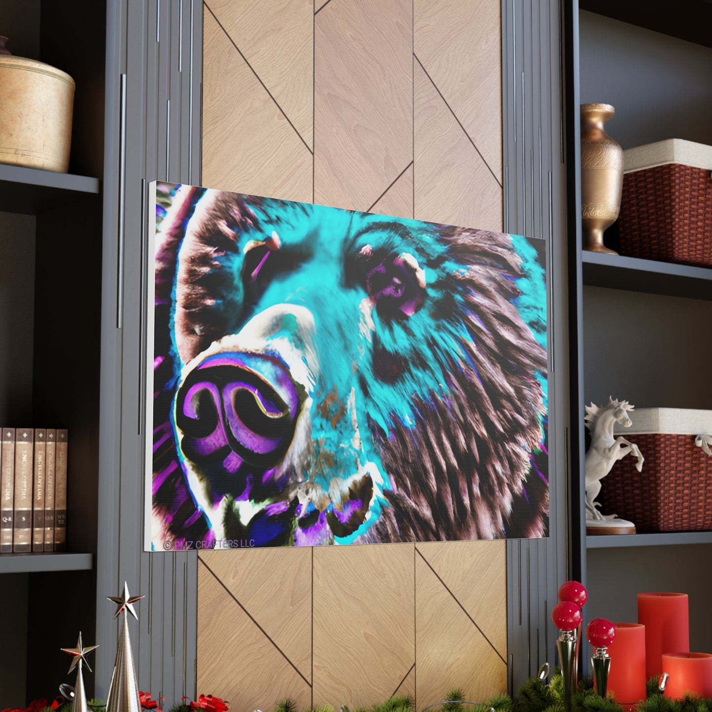 Canvas Gallery Wraps - Grizzle Bear 0001
