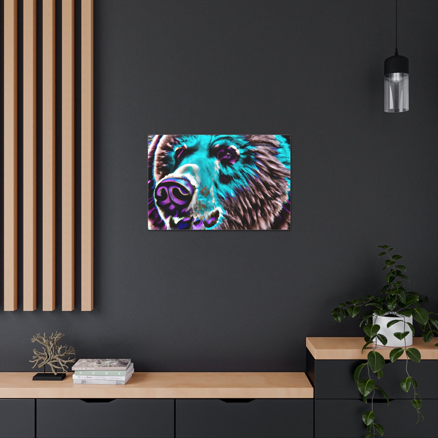 Canvas Gallery Wraps - Grizzle Bear 0001