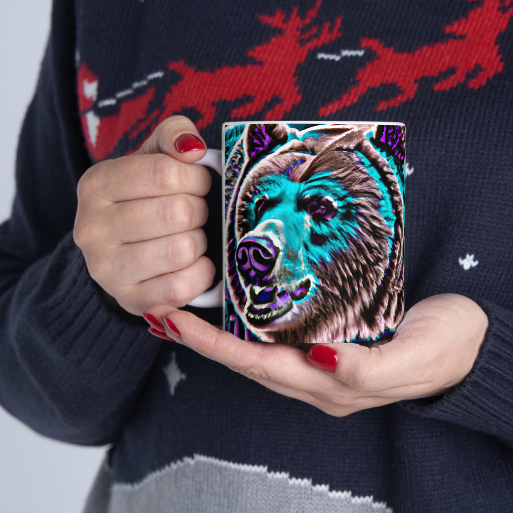 Ceramic Mug 11oz - Mug Grizzle Bear 0001