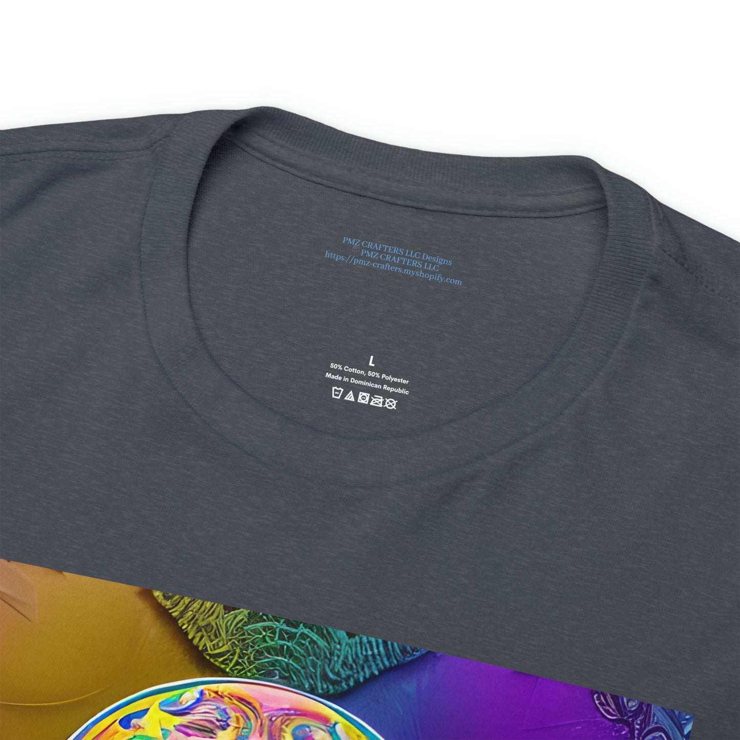 Unisex Heavy Cotton Tee - Sugar Skull 0002