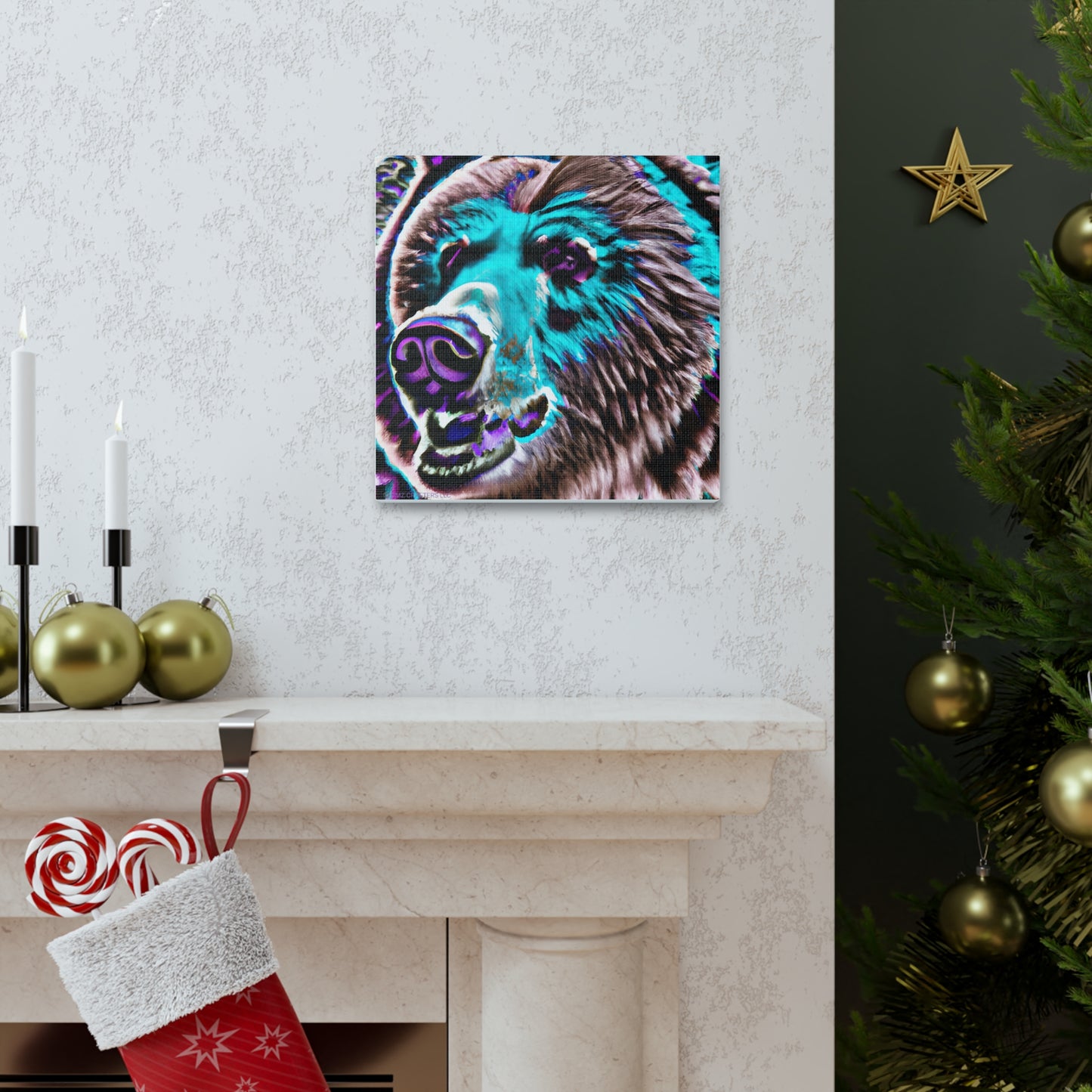 Canvas Gallery Wraps - Grizzle Bear 0001