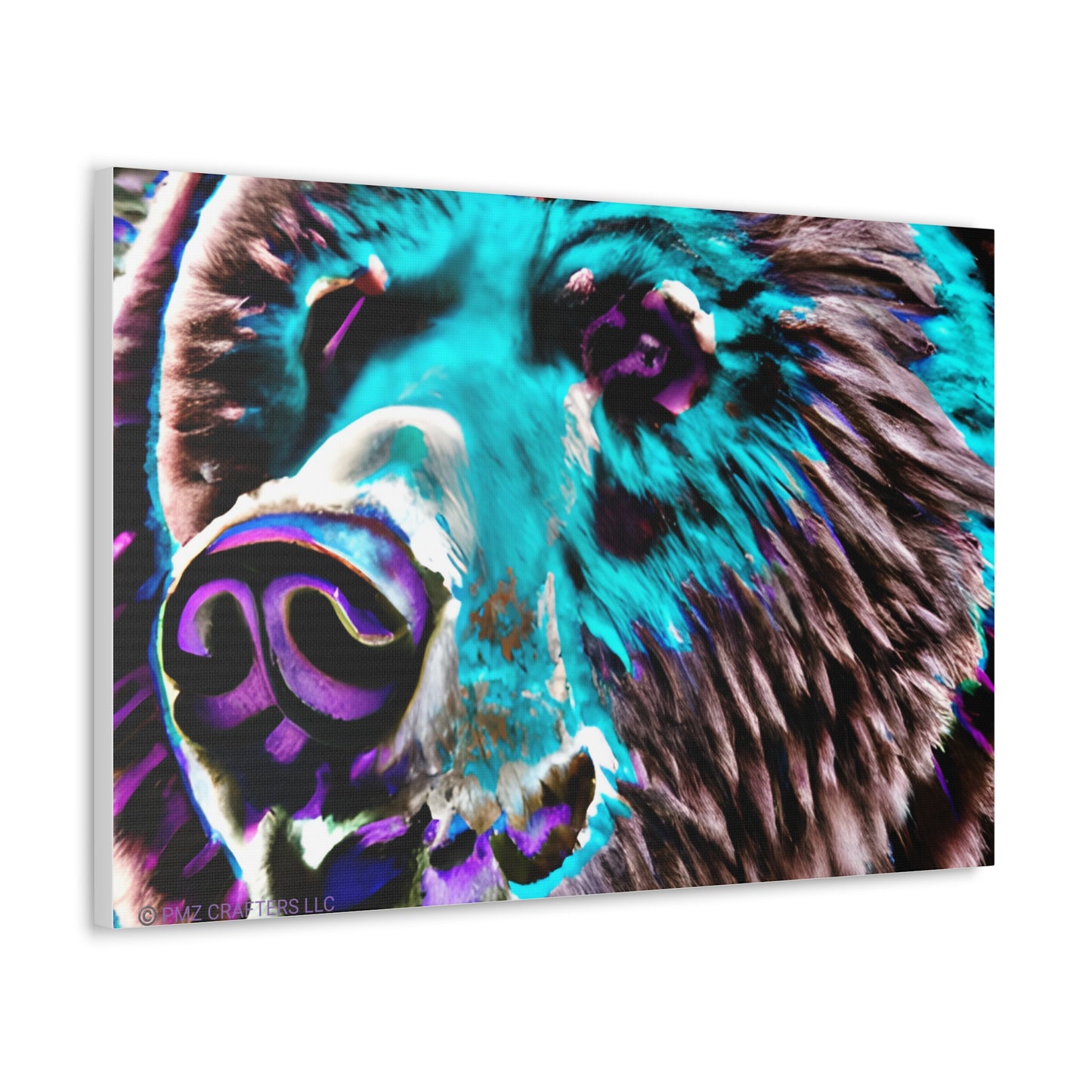 Canvas Gallery Wraps - Grizzle Bear 0001