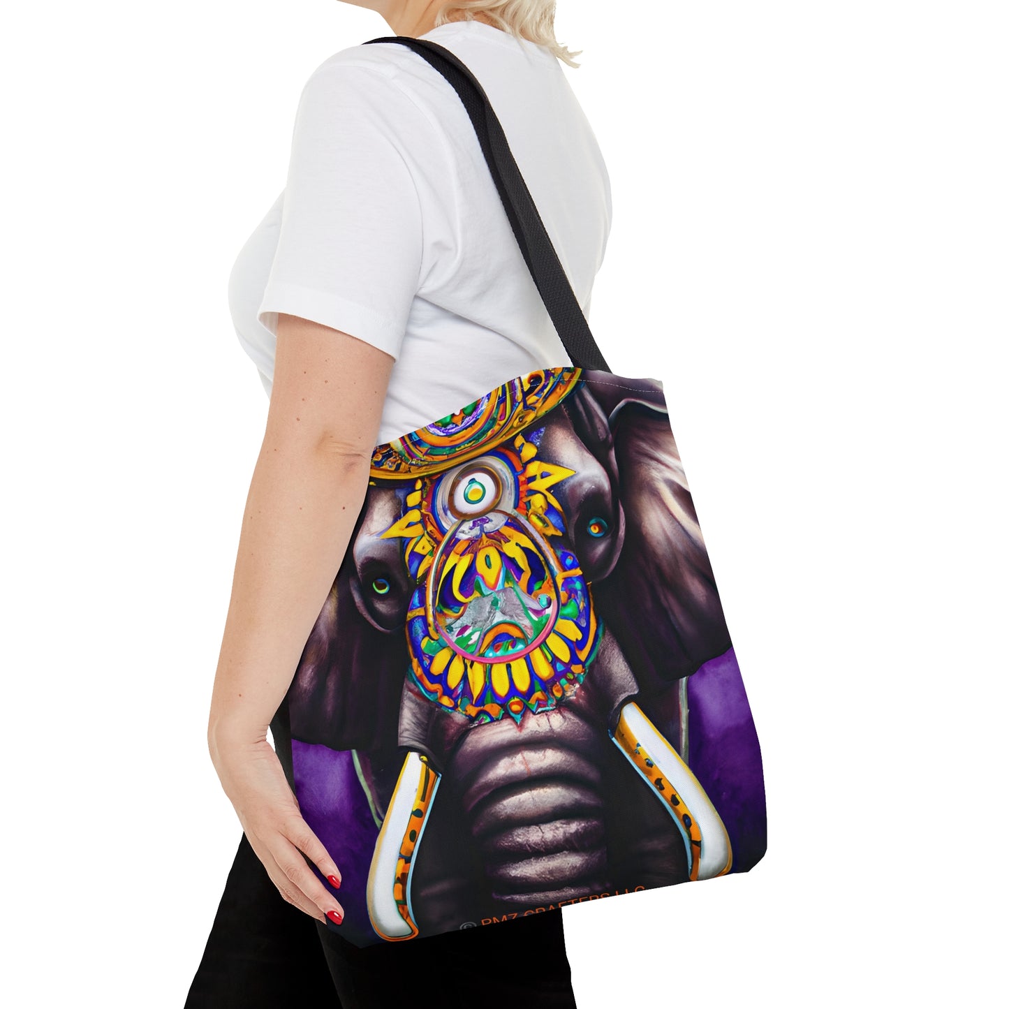Tote Bag (AOP) - Majestic Elephant 0001