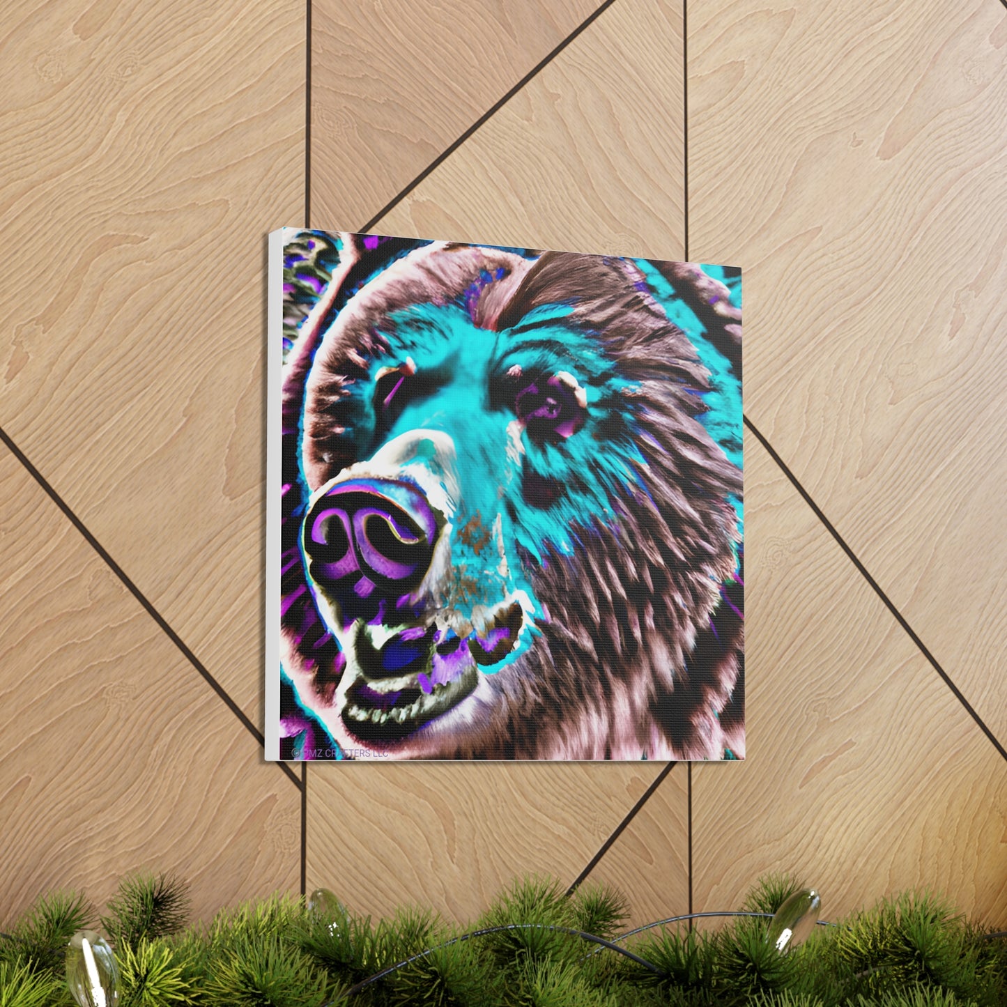 Canvas Gallery Wraps - Grizzle Bear 0001