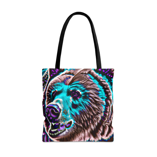 Tote Bag (AOP) - Grizzle Bear 0001