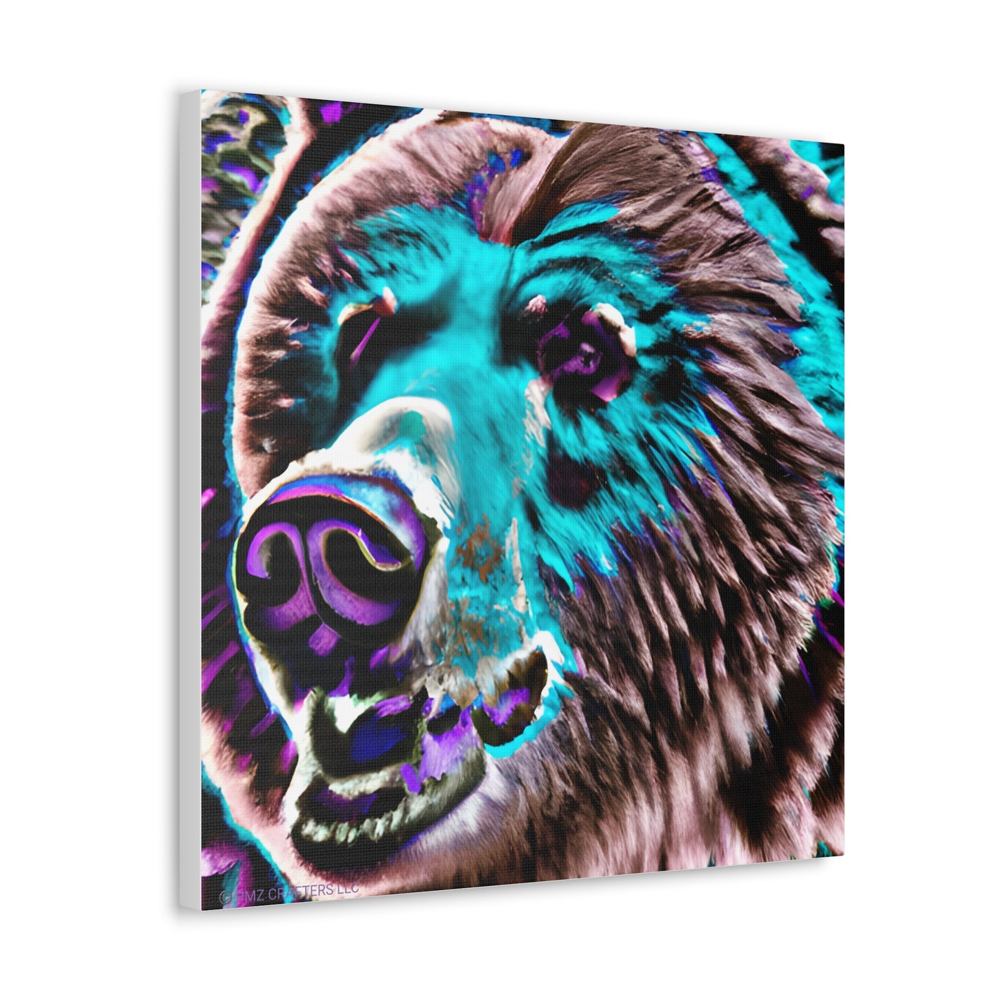 Canvas Gallery Wraps - Grizzle Bear 0001