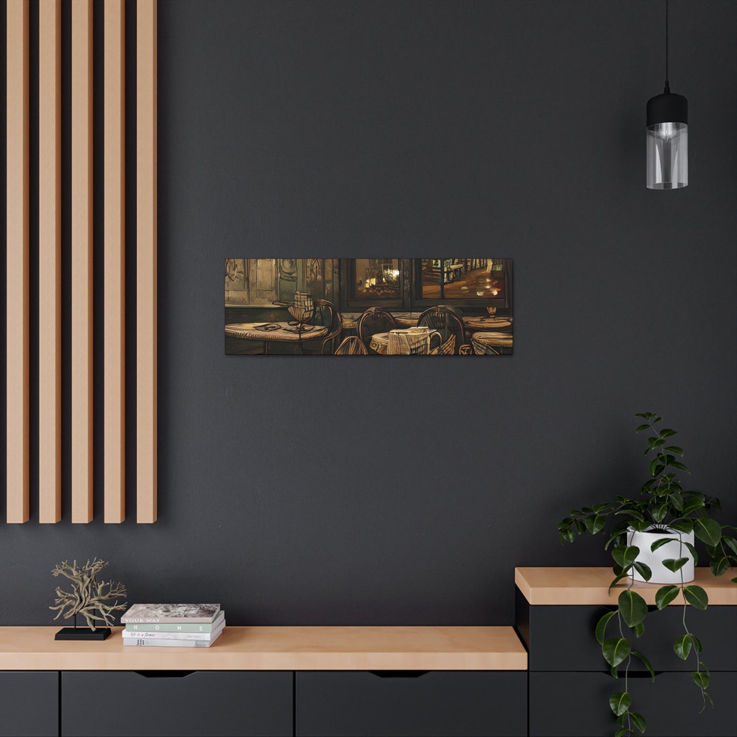Canvas Gallery Wraps - Cafe Table Brown 0002