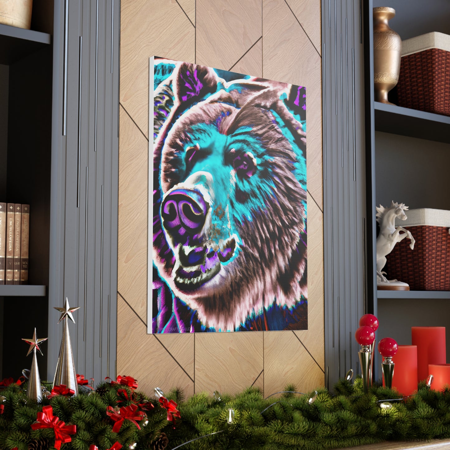 Canvas Gallery Wraps - Grizzle Bear 0001