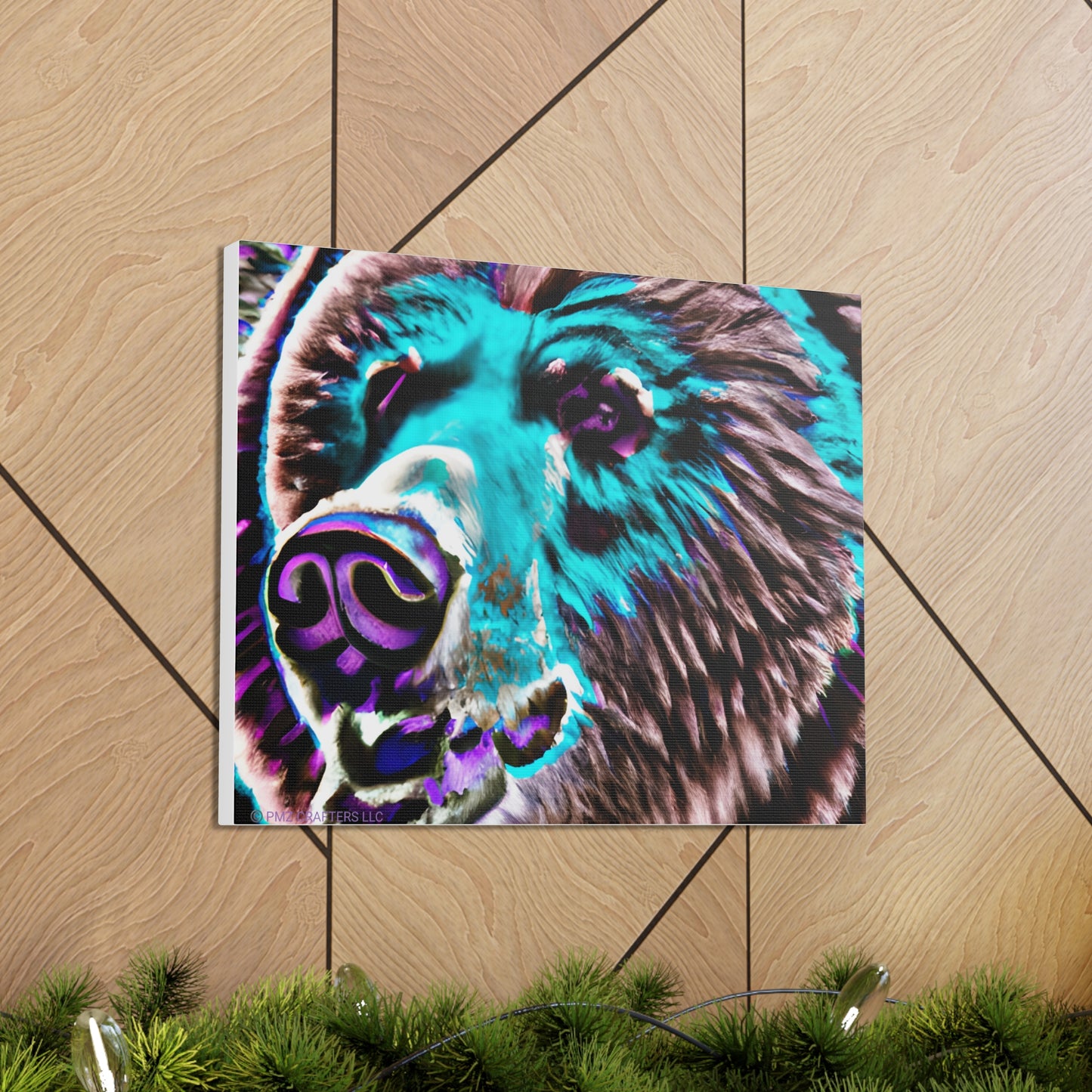Canvas Gallery Wraps - Grizzle Bear 0001