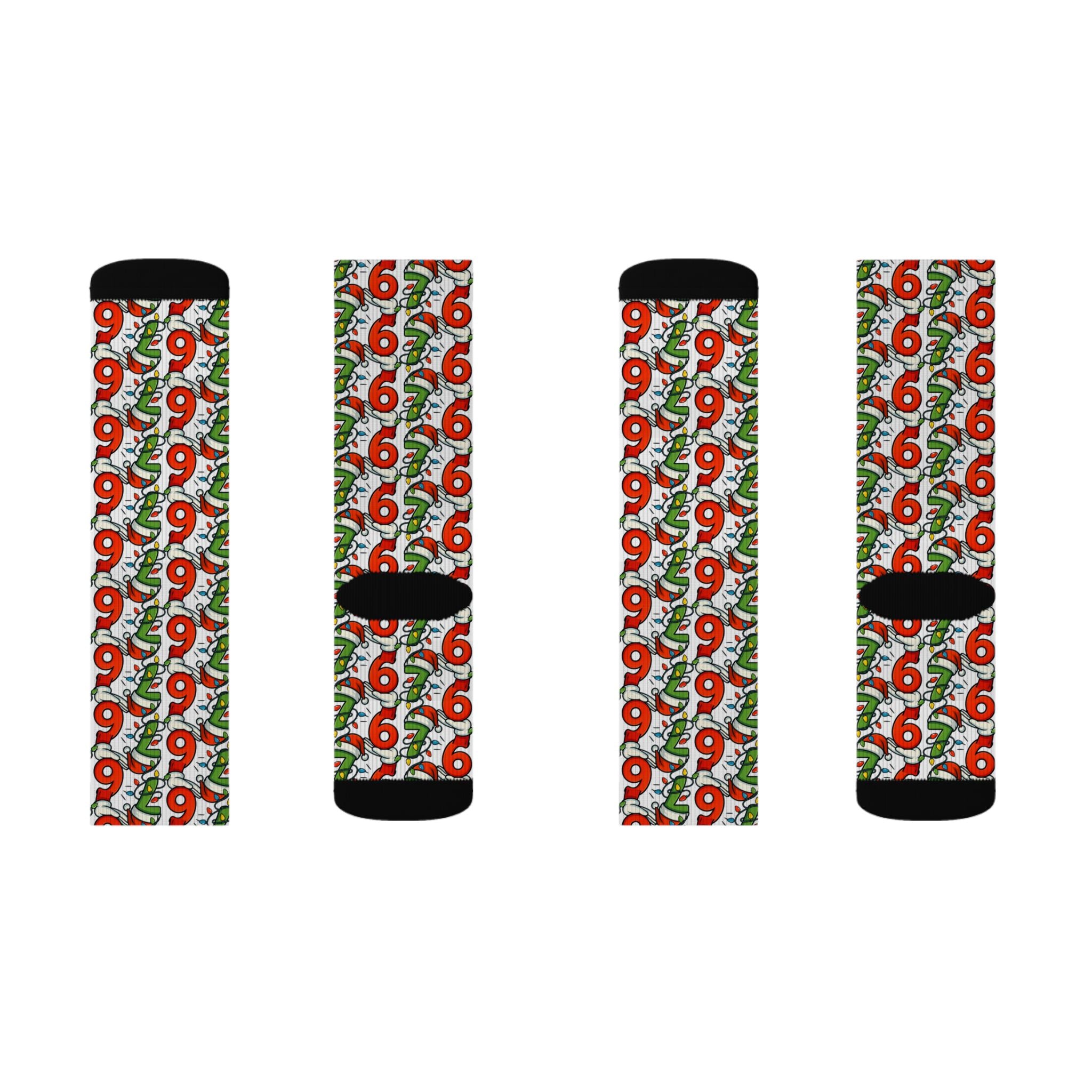 Christmas 67 Sublimation Socks