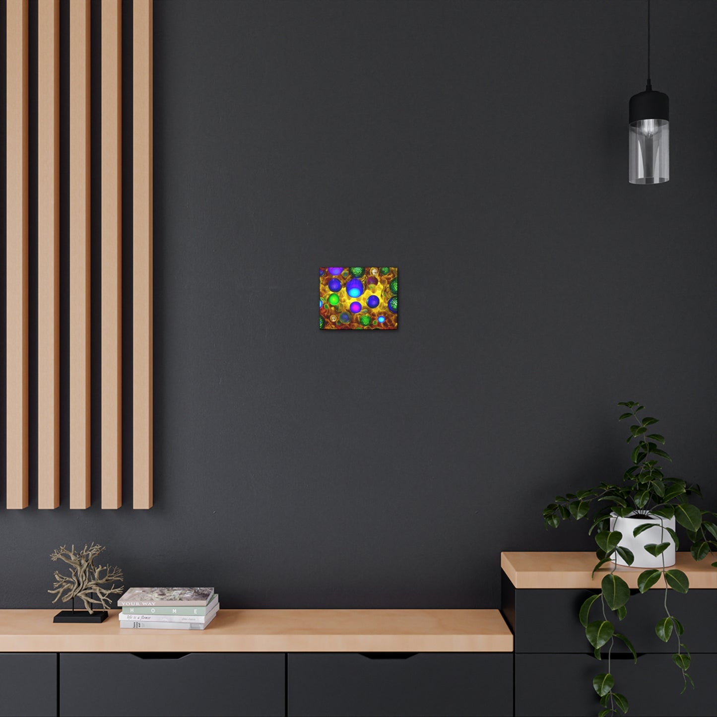 Canvas Gallery Wraps - 3D Vibrant Circles 0001