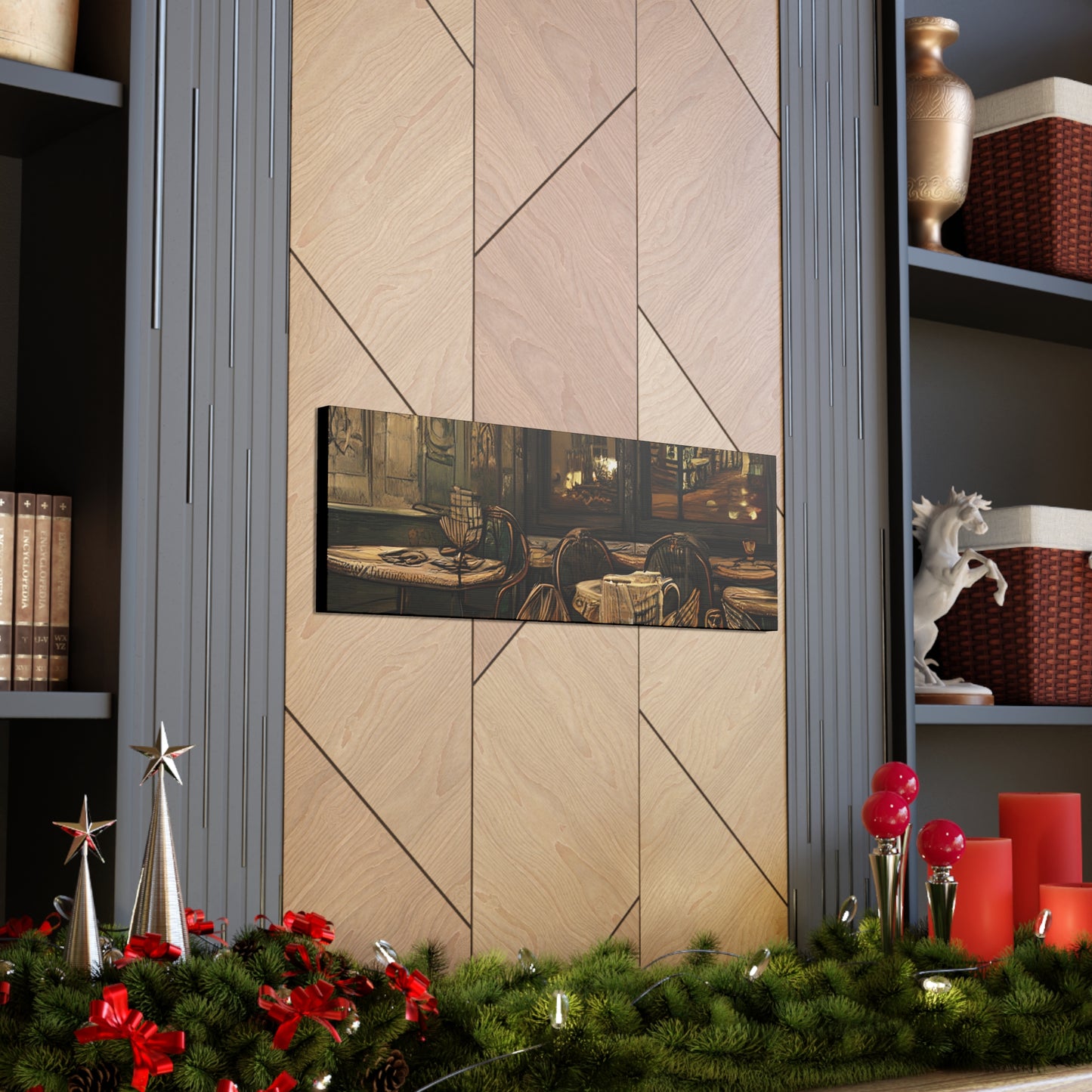 Canvas Gallery Wraps - Cafe Table Brown 0002