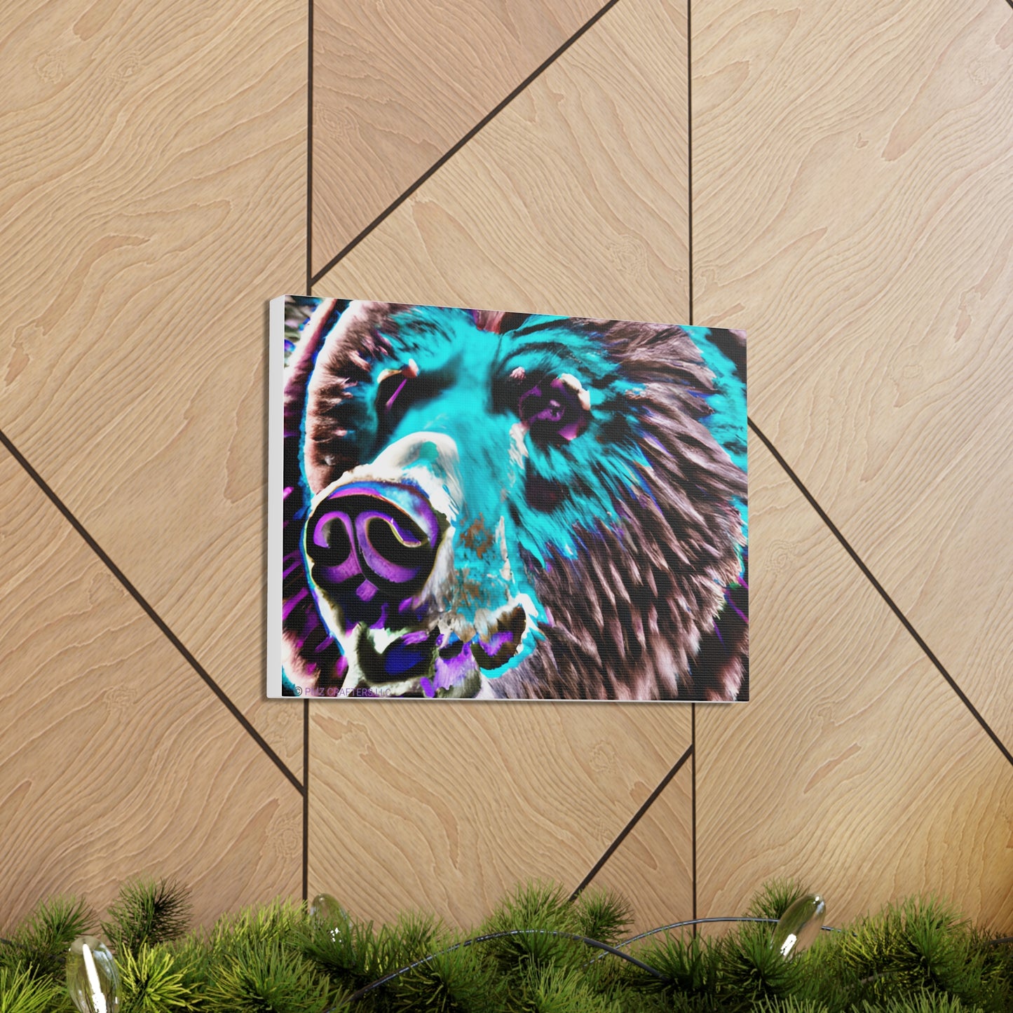 Canvas Gallery Wraps - Grizzle Bear 0001