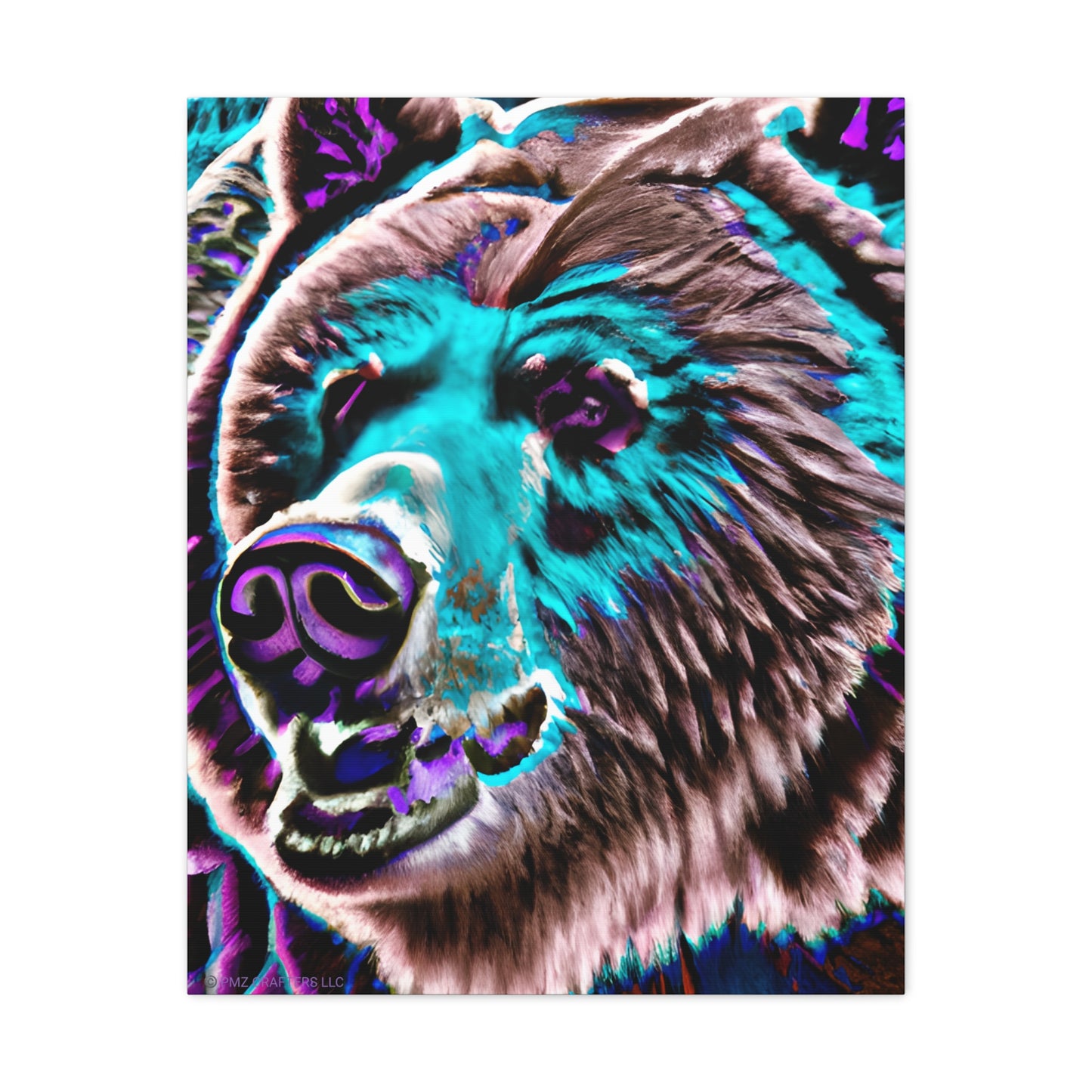Canvas Gallery Wraps - Grizzle Bear 0001