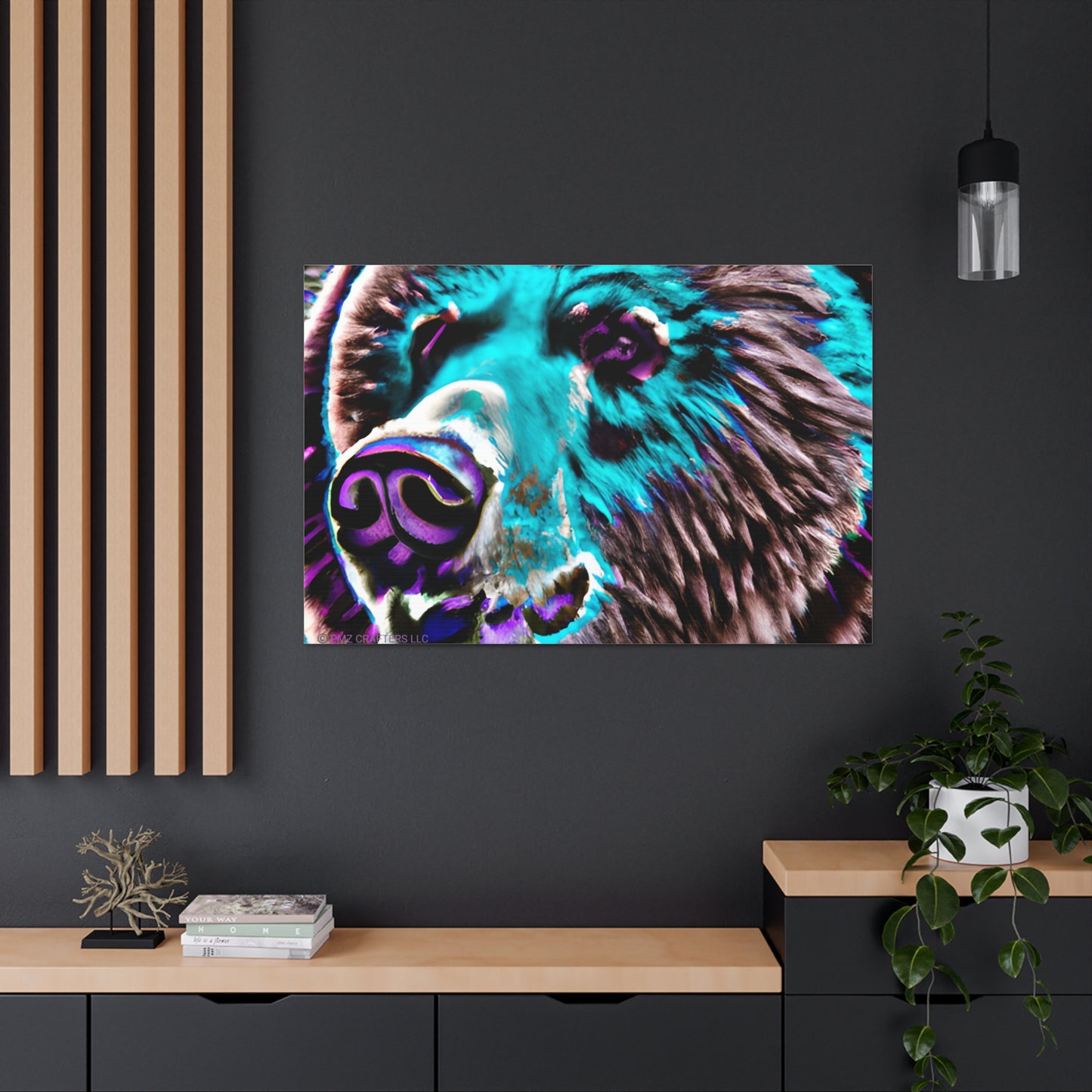 Canvas Gallery Wraps - Grizzle Bear 0001
