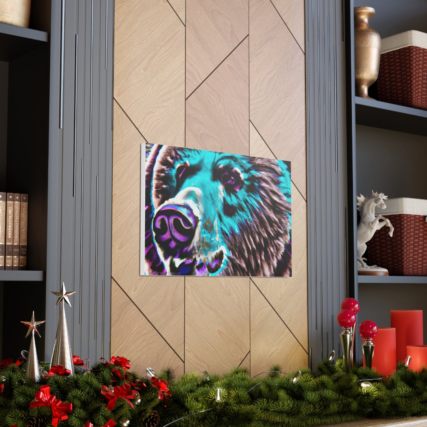 Canvas Gallery Wraps - Grizzle Bear 0001