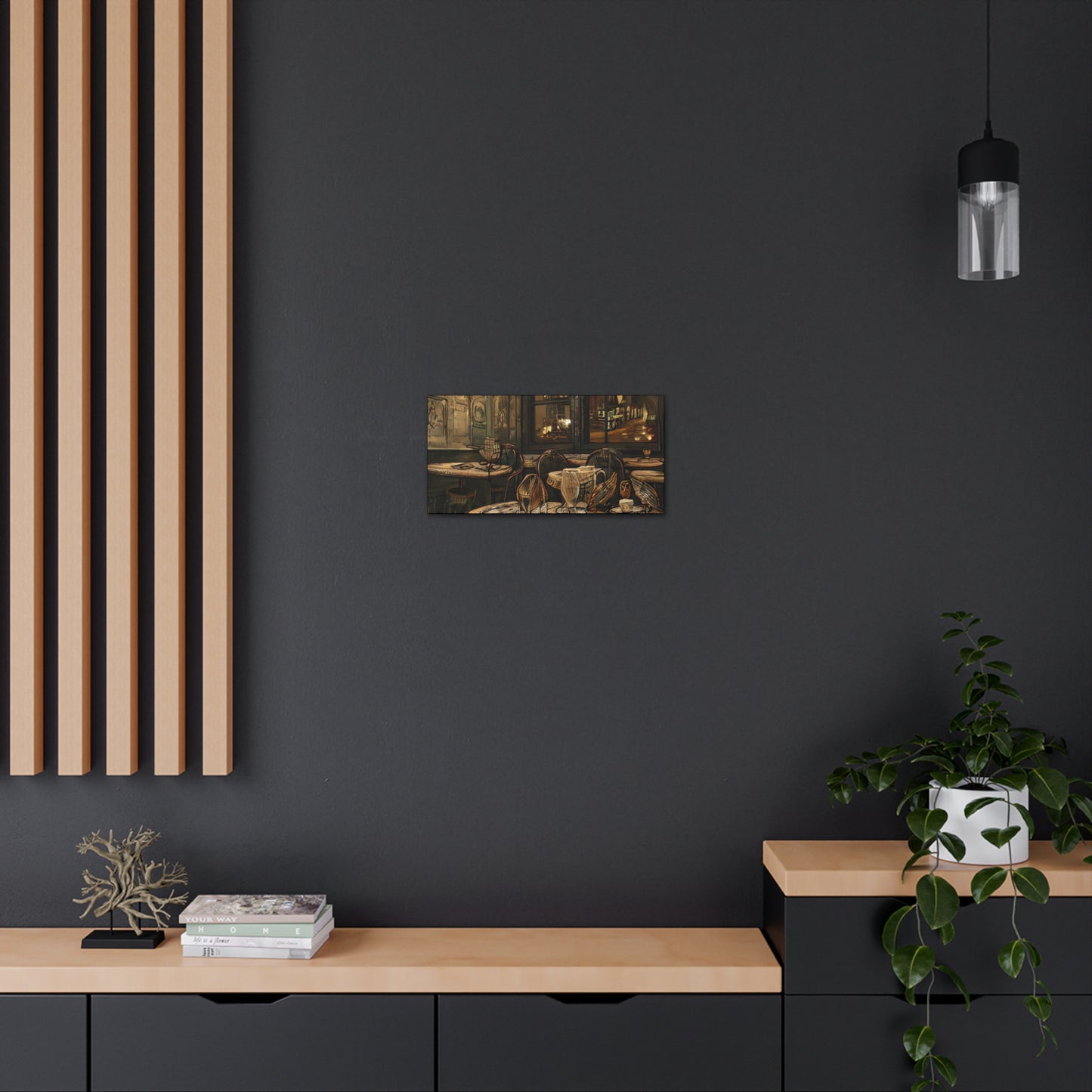 Canvas Gallery Wraps - Cafe Table Brown 0002